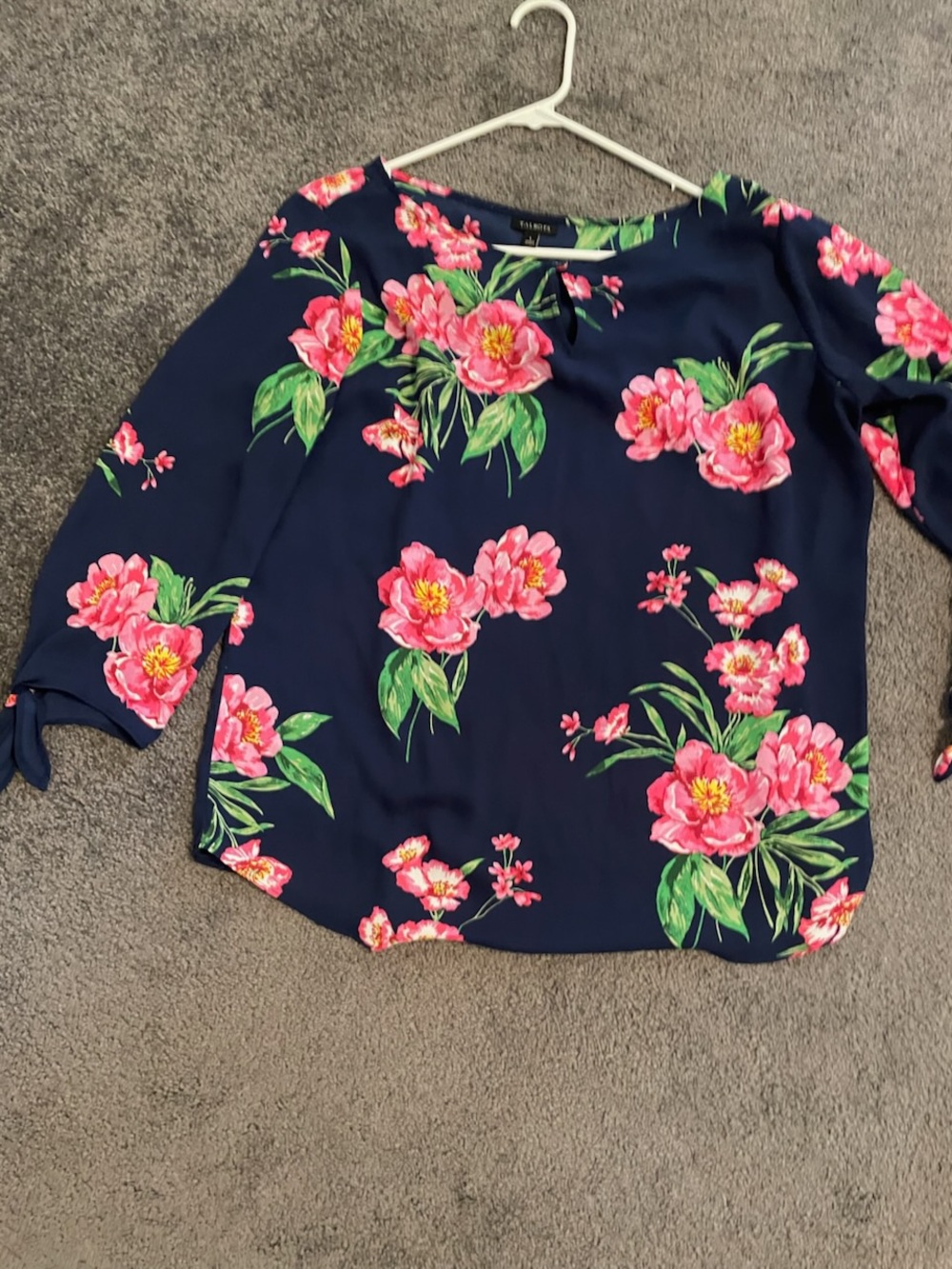 Talbots Floral Blouse